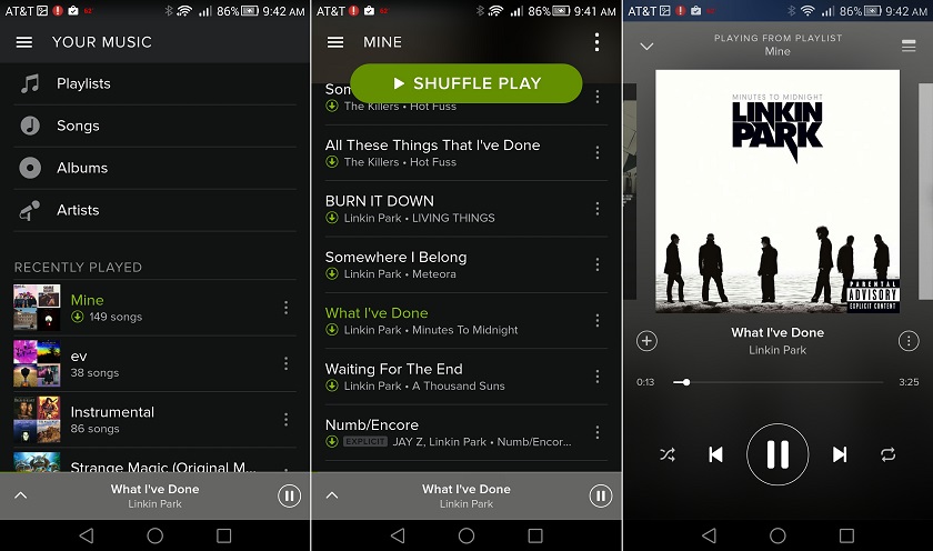 Spotify app offline android download
